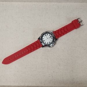 TechnoMarine Watch for Men Red Silicone Wristwatch